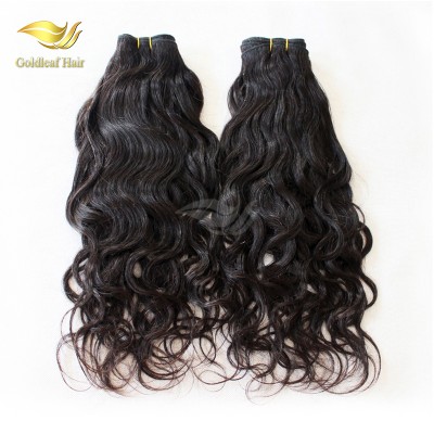 remy hair grade double weft unprocessed natural wave raw virgin wavy indian temple hair