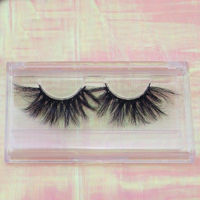 Professional handmade 15-25MM high quality 100% siberian mink fur lashes strips