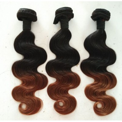 Good quality 8A ombre malaysian hair extension,ombre body wave virgin malaysian hair