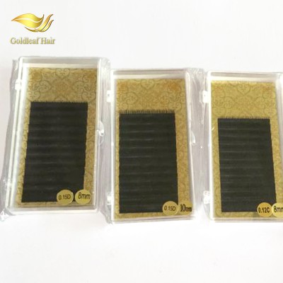 Thickness 0.07 0.12 0.15 siberian mink eyelash extensions best selling 3d mink individual lash extensions